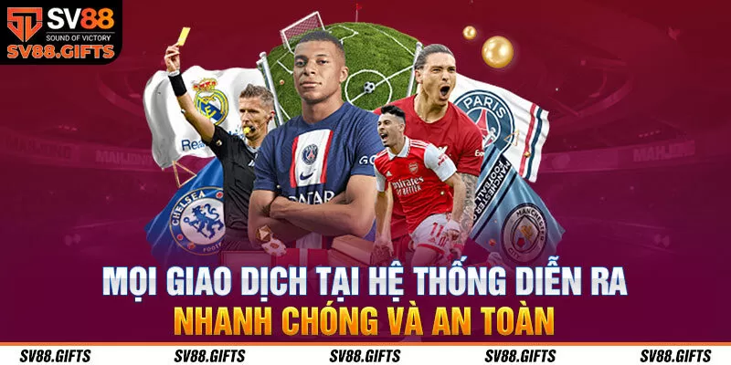 Mọi giao dịch tại hệ thống diễn ra nhanh chóng và an toàn